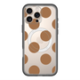 スリムプロテクションプレミアムケース with MagSafe［ シンプルドット - Brown ］