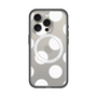 スリムプロテクションプレミアムケース with MagSafe［ シンプルドット - White ］