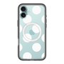 スリムプロテクションプレミアムケース with MagSafe［ シンプルドット - White ］