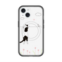 スリムプロテクションプレミアムケース with MagSafe［ 夢中に覗く三毛ねこ ］