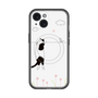 スリムプロテクションプレミアムケース with MagSafe［ 夢中に覗く三毛ねこ ］