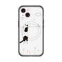 スリムプロテクションプレミアムケース with MagSafe［ 夢中に覗く三毛ねこ ］