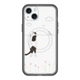 スリムプロテクションプレミアムケース with MagSafe［ 夢中に覗く三毛ねこ ］