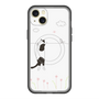 スリムプロテクションプレミアムケース with MagSafe［ 夢中に覗く三毛ねこ ］