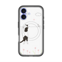 スリムプロテクションプレミアムケース with MagSafe［ 夢中に覗く三毛ねこ ］