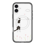 スリムプロテクションプレミアムケース with MagSafe［ 夢中に覗く三毛ねこ ］