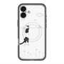 スリムプロテクションプレミアムケース with MagSafe［ 夢中に覗く三毛ねこ ］