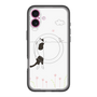 スリムプロテクションプレミアムケース with MagSafe［ 夢中に覗く三毛ねこ ］