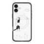 スリムプロテクションプレミアムケース with MagSafe［ 夢中に覗く三毛ねこ ］