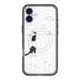 スリムプロテクションプレミアムケース with MagSafe［ 夢中に覗く三毛ねこ ］