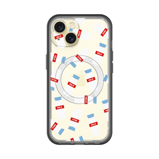 スリムプロテクションプレミアムケース with MagSafe［ おいしいミルク ］