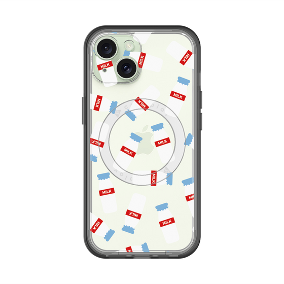 スリムプロテクションプレミアムケース with MagSafe［ おいしいミルク ］