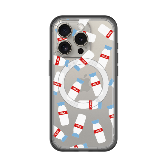 スリムプロテクションプレミアムケース with MagSafe［ おいしいミルク ］