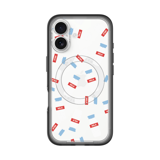 スリムプロテクションプレミアムケース with MagSafe［ おいしいミルク ］