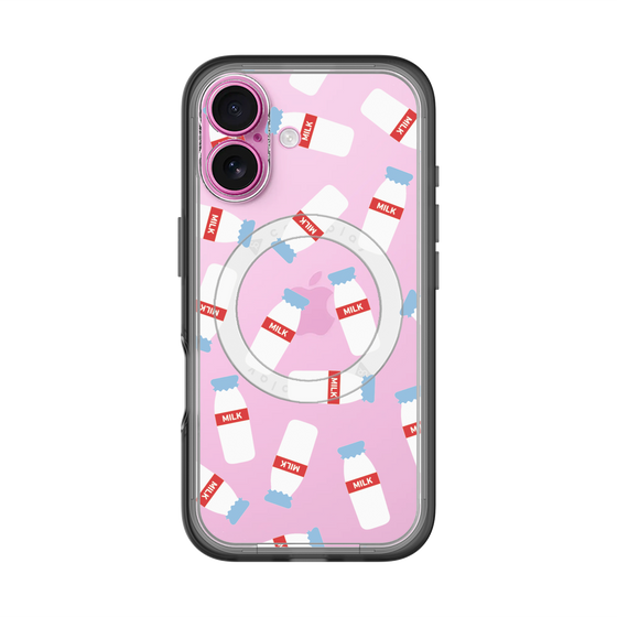 スリムプロテクションプレミアムケース with MagSafe［ おいしいミルク ］