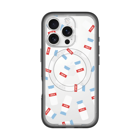 スリムプロテクションプレミアムケース with MagSafe［ おいしいミルク ］