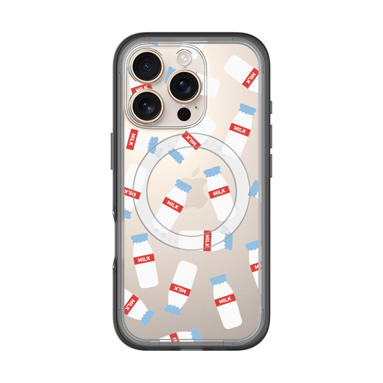 スリムプロテクションプレミアムケース with MagSafe［ おいしいミルク ］