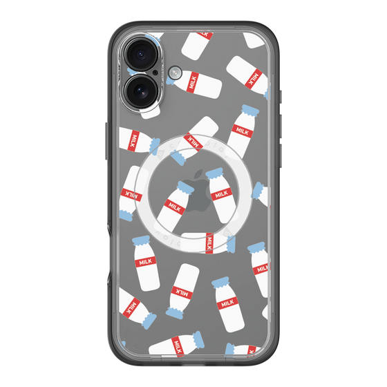 スリムプロテクションプレミアムケース with MagSafe［ おいしいミルク ］
