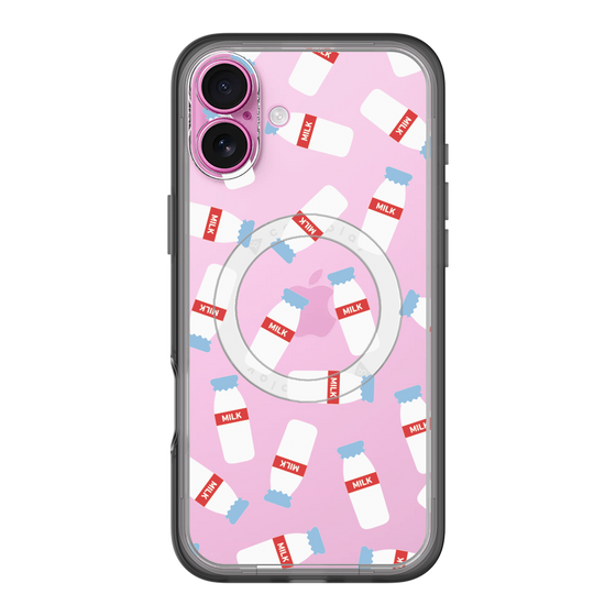 スリムプロテクションプレミアムケース with MagSafe［ おいしいミルク ］