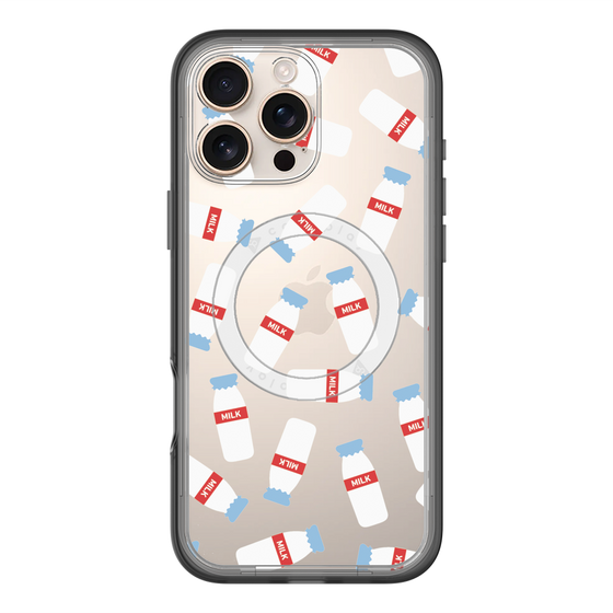 スリムプロテクションプレミアムケース with MagSafe［ おいしいミルク ］