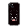 スリムプロテクションプレミアムケース with MagSafe［ 食いしん坊なねこ - Black ］