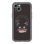 スリムプロテクションプレミアムケース with MagSafe［ 食いしん坊なねこ - Black ］