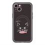 スリムプロテクションプレミアムケース with MagSafe［ 食いしん坊なねこ - Black ］