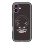 スリムプロテクションプレミアムケース with MagSafe［ 食いしん坊なねこ - Black ］