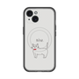 スリムプロテクションプレミアムケース with MagSafe［ 蝶ネクタイねこ - White ］