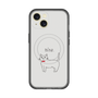スリムプロテクションプレミアムケース with MagSafe［ 蝶ネクタイねこ - White ］