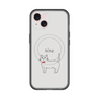 スリムプロテクションプレミアムケース with MagSafe［ 蝶ネクタイねこ - White ］