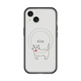 スリムプロテクションプレミアムケース with MagSafe［ 蝶ネクタイねこ - White ］