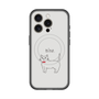 スリムプロテクションプレミアムケース with MagSafe［ 蝶ネクタイねこ - White ］
