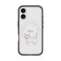 スリムプロテクションプレミアムケース with MagSafe［ 蝶ネクタイねこ - White ］