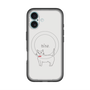 スリムプロテクションプレミアムケース with MagSafe［ 蝶ネクタイねこ - White ］