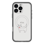 スリムプロテクションプレミアムケース with MagSafe［ 蝶ネクタイねこ - White ］