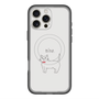 スリムプロテクションプレミアムケース with MagSafe［ 蝶ネクタイねこ - White ］