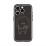 スリムプロテクションプレミアムケース with MagSafe［ 蝶ネクタイねこ - Black ］