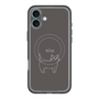 スリムプロテクションプレミアムケース with MagSafe［ 蝶ネクタイねこ - Black ］