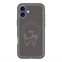 スリムプロテクションプレミアムケース with MagSafe［ 蝶ネクタイねこ - Black ］