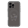 スリムプロテクションプレミアムケース with MagSafe［ 蝶ネクタイねこ - Black ］