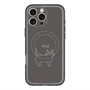スリムプロテクションプレミアムケース with MagSafe［ 蝶ネクタイねこ - Black ］