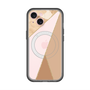 スリムプロテクションプレミアムケース with MagSafe［ マーブルトライアングルパレット - Beige ］