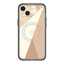 スリムプロテクションプレミアムケース with MagSafe［ マーブルトライアングルパレット - Beige ］