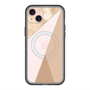 スリムプロテクションプレミアムケース with MagSafe［ マーブルトライアングルパレット - Beige ］