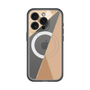 スリムプロテクションプレミアムケース with MagSafe［ マーブルトライアングルパレット - Beige ］