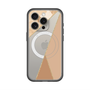 スリムプロテクションプレミアムケース with MagSafe［ マーブルトライアングルパレット - Beige ］