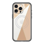 スリムプロテクションプレミアムケース with MagSafe［ マーブルトライアングルパレット - Beige ］