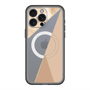スリムプロテクションプレミアムケース with MagSafe［ マーブルトライアングルパレット - Beige ］