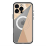 スリムプロテクションプレミアムケース with MagSafe［ マーブルトライアングルパレット - Beige ］